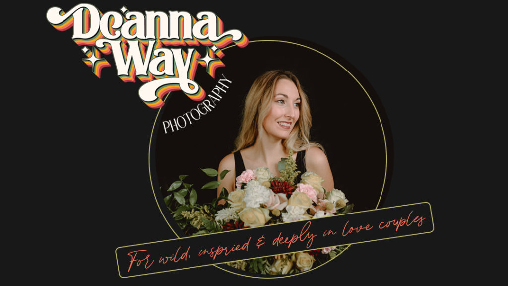 The branded banner Deanna Way created upon taking the leap to become a full-time professional photographer